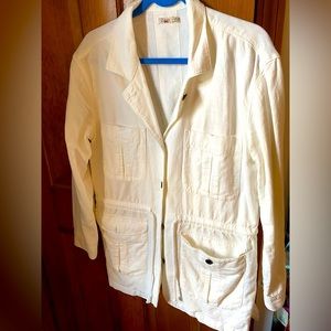 Faherty brand linen blend jacket